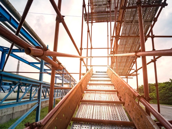 Construction site learning environment