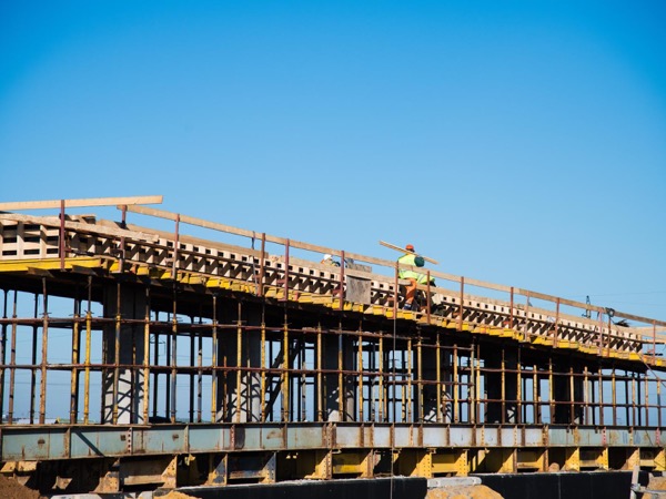 Construction site learning environment